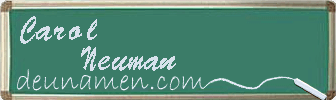 Carol Neuman Visitenkarte